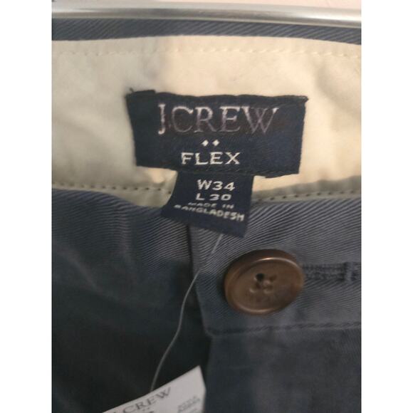 NWT J.Crew Athletic slim-fit chino pant legacy blue size 34x30 style AZ844. - Picture 4 of 4